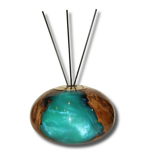 Olive Wood Epoxy Reed Diffuser | 19 cm Large Handmade
